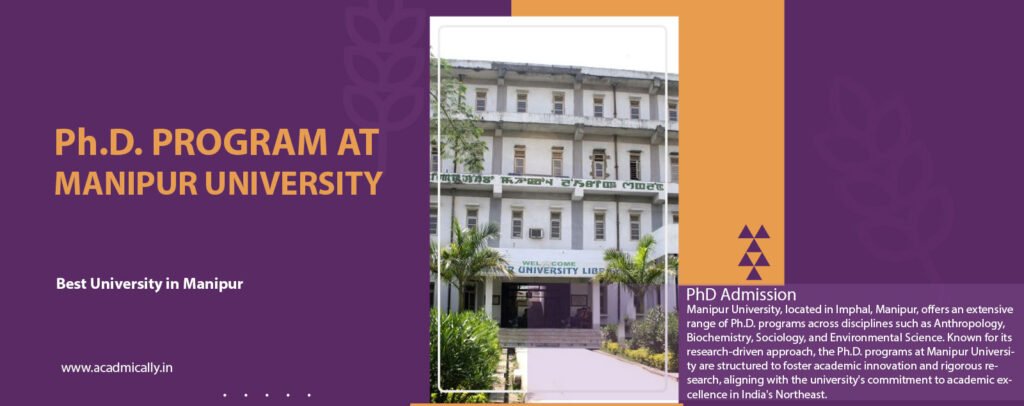 Ph.D. Program at Manipur University,Imphal, Manipur: A Comprehensive Guide